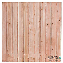 Tuinscherm Harz, douglas, RVS-geschroefd, 23-planks (21+2) 180 x 180 cm