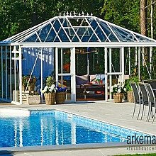EURO PYRA STRETCHED 309 x 457 cm inclusief fundering