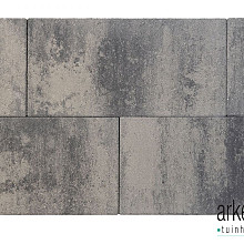 Patio square 60x30x5 cm nero/grey