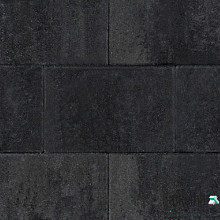Straksteen 20x30x6 cm grijs/zwart