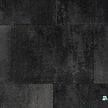 Straksteen 40x30x6 cm grijs/zwart