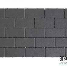 Design brick 6 cm black mini facet komo