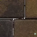 Betonklinker 10,5x21x8 cm Brons genuanceerd