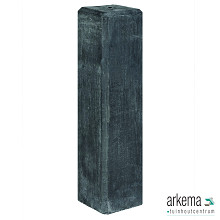 Berton©-poer recht antraciet M16-bus 15x15x60cm
