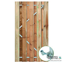 Tuindeur geïmpregneerd 11 planks Solide 180x110cm plank: 1.6x14.0cm / 11 stuks