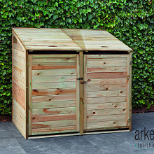 Containerberging geimpregneerd Dubbel B140xD85xH135cm Houtdikte: 12mm