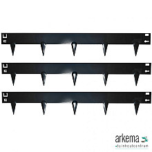 Kantopsluiting MA Edge zwart gecoat h16x106 cm (24cm incl punt)