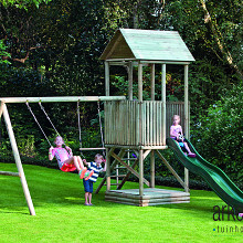 *Speeltoren Alex met schommel incl. garnituur + 4 ankers