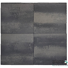 Terratops 60x60x4,7 Grijs/Zwart