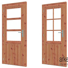 Douglas deur LD Enkele deur B864xH2001mm sponningmaat