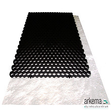 Trudigravel 120 x 80 x 3 cm / doek 90 gr/m² ZWART