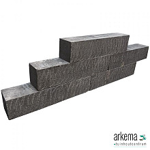 BLOCKSTONE SMALL BLACK 12X12X60CM