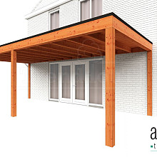 Aanbouwveranda Modena 7250x3650x2700mm (bxdxh)