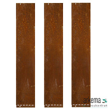 Graskant Corten 20 x 118 cm