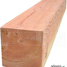 Palen douglas 100x100x3000mm vers fijnbezaagd