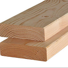 Balken douglas 45x160x5000mm gedroogd en geschaafd