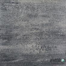 Design square 60x60x4 cm nero/grey