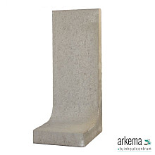 L-Element Grijs 100x50x40cm
