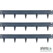 Kantopsluiting MA Edge antraciet 106x16x1.5mm incl 8cm punt